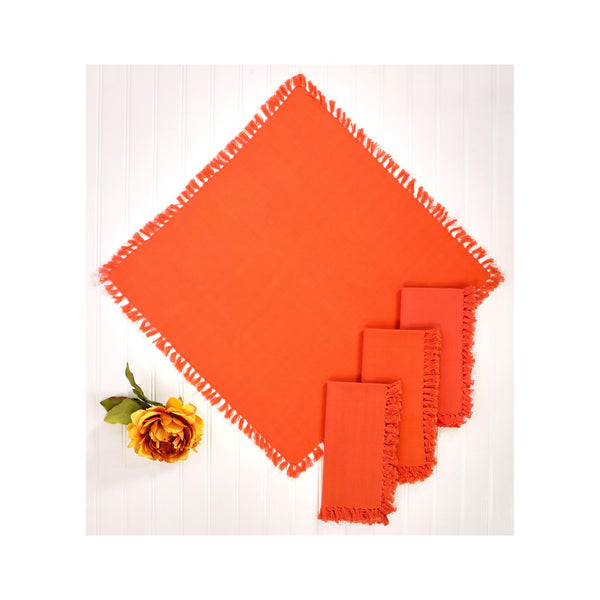 April Cornell Essential Napkin Set of 4 - Orange