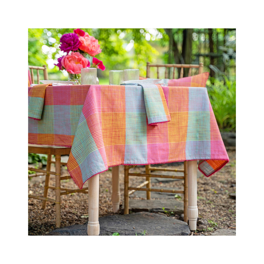 April Cornell Madras Plaid Tablecloths