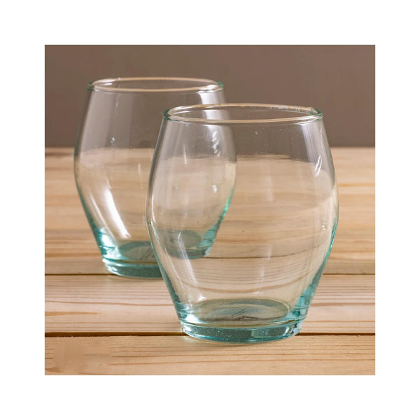 Recycled Glass Tulip Stemless Wine - 16 oz