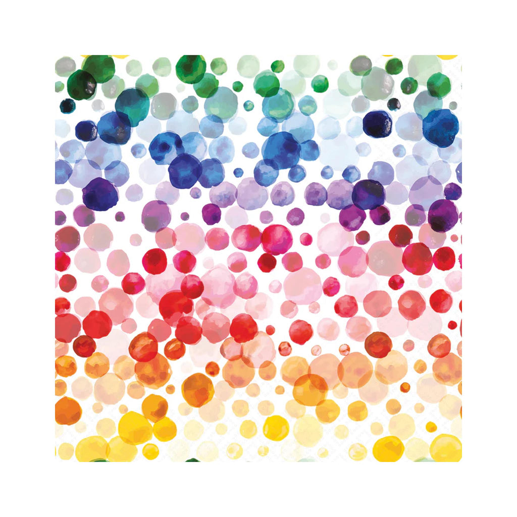 Rainbow Dots Luncheon Napkins