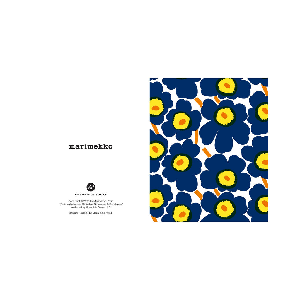 Marimekko Unikko Note Cards Boxed Set - Design 1 of 4