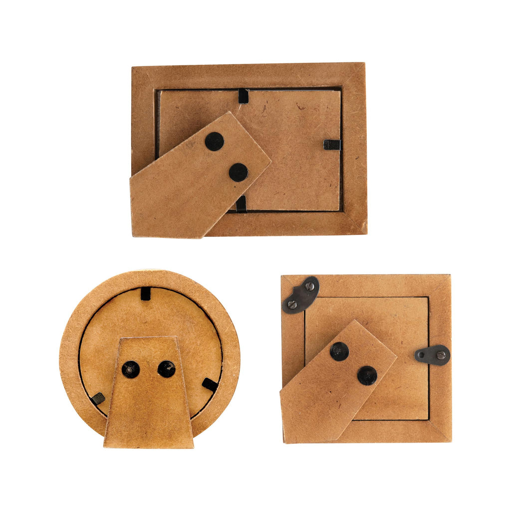 Resin & Bone Photo Frames - backs