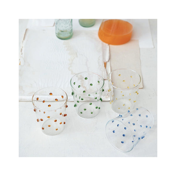 Raised Dots Drinking Glasses
