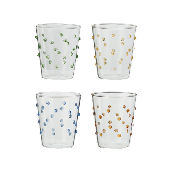Raised Dots Drinking Glasses