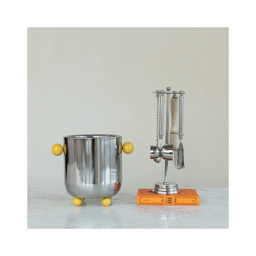 Stainless Steel Double-Walled Ice Bucket