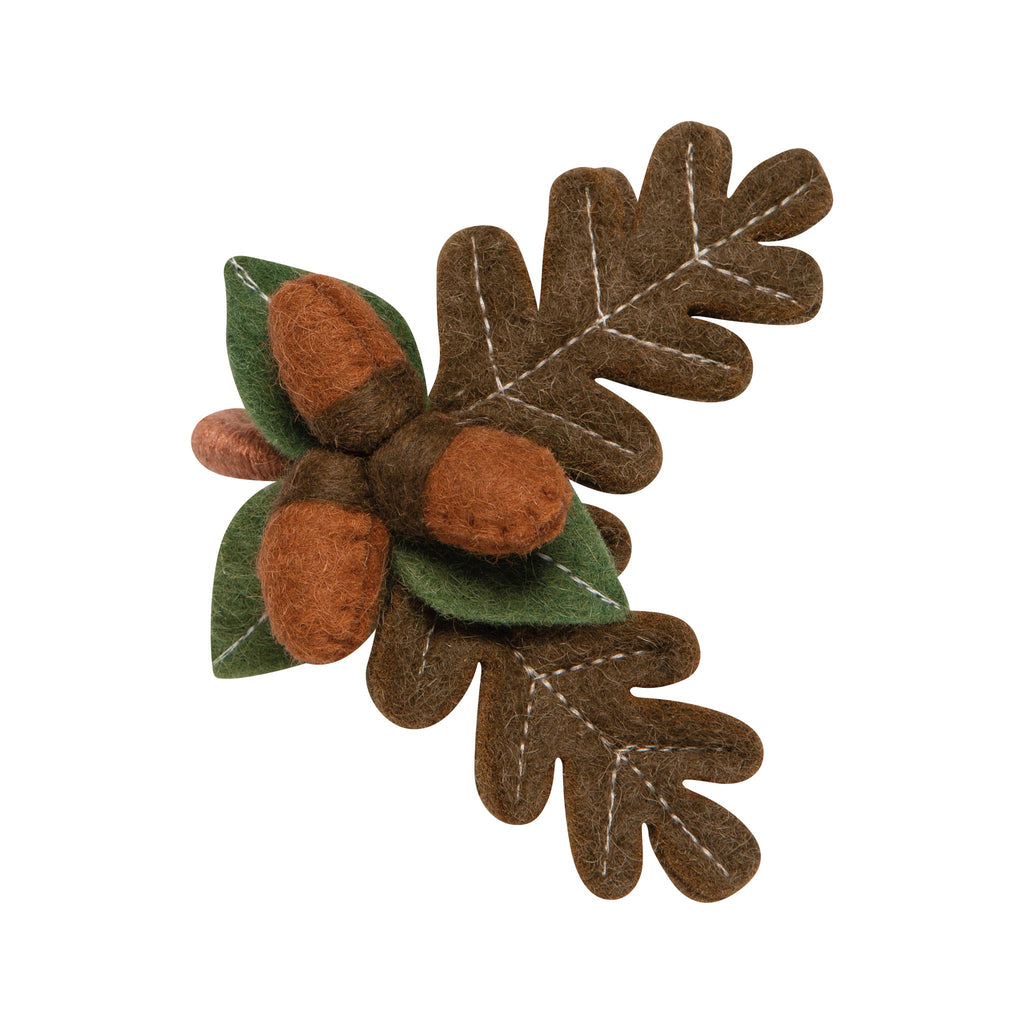 Oak & Acorn Felt Napkin Ring