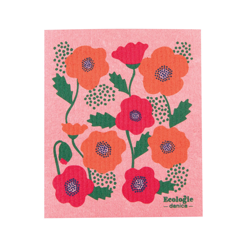 Ecologie Swedish Dishcloths - Poppy