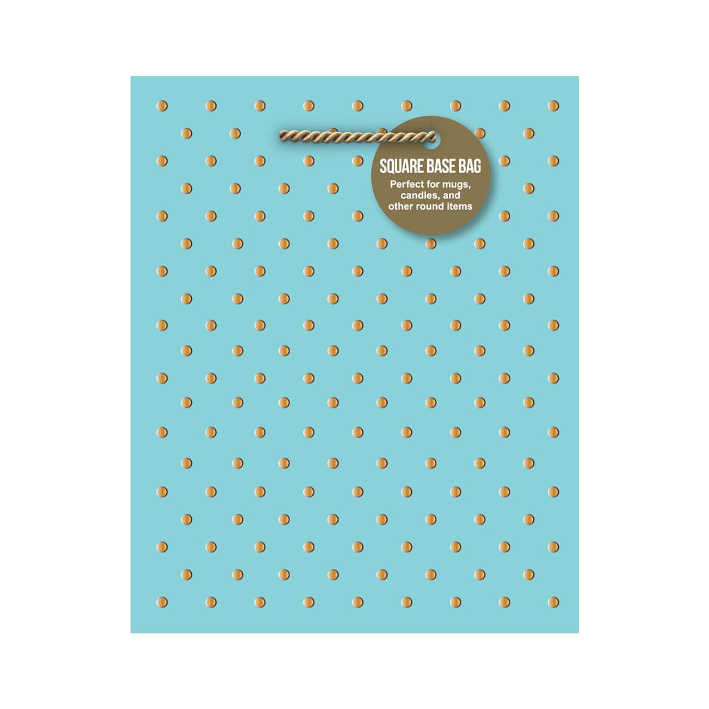Gold Swiss Dots Gift Gift Bags - Robin's Egg