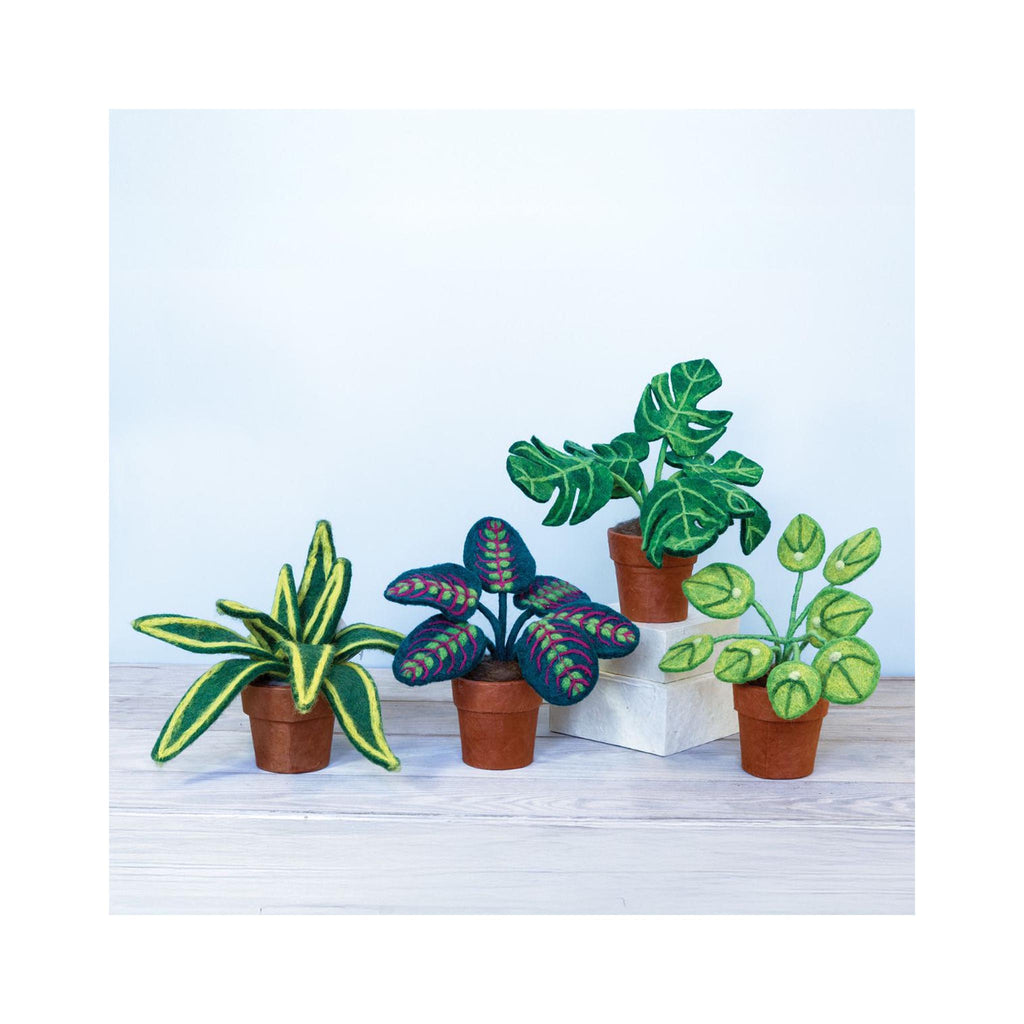 Potted Felt Tropical Plants