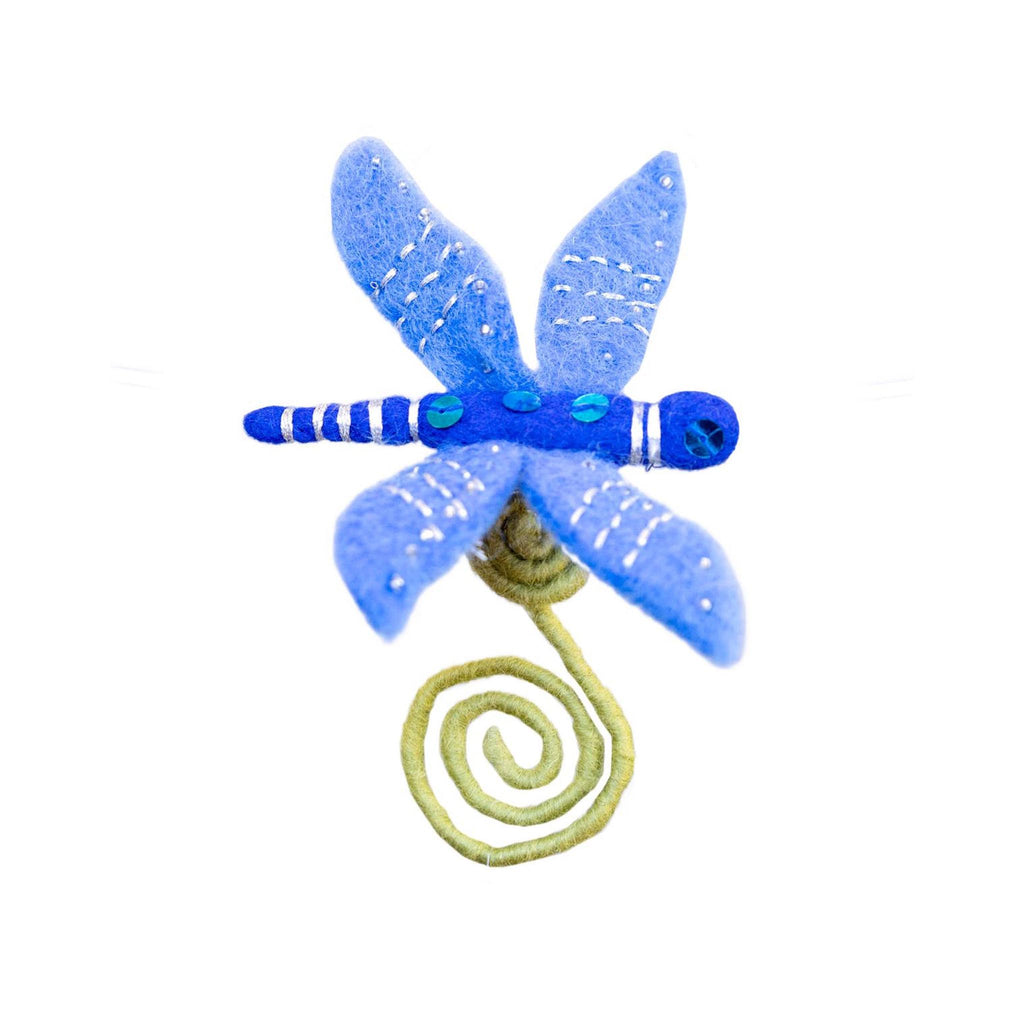 Felt Garden Frond Friends - Dragonfly