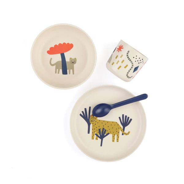 Ekobo Illustrated Kids Set - Leopard