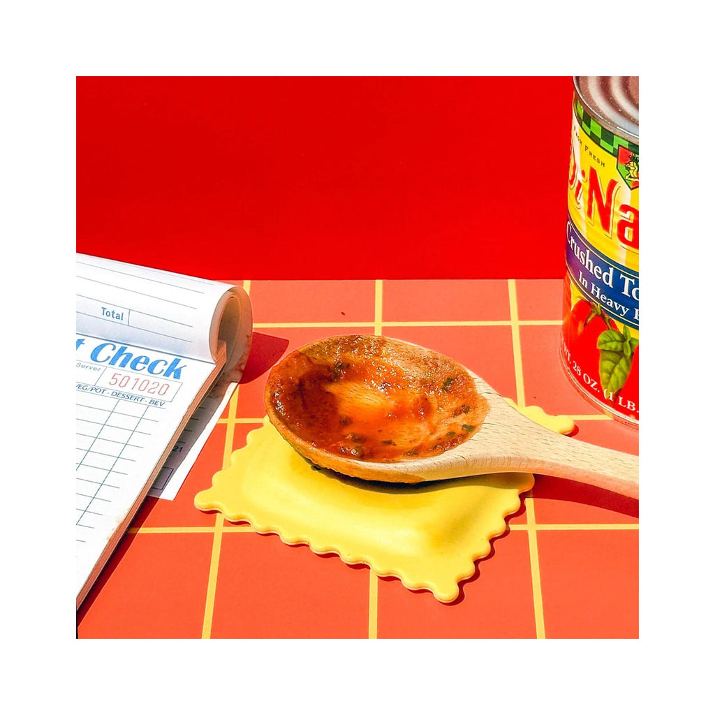 Sauced Up Spoon Rest - in use