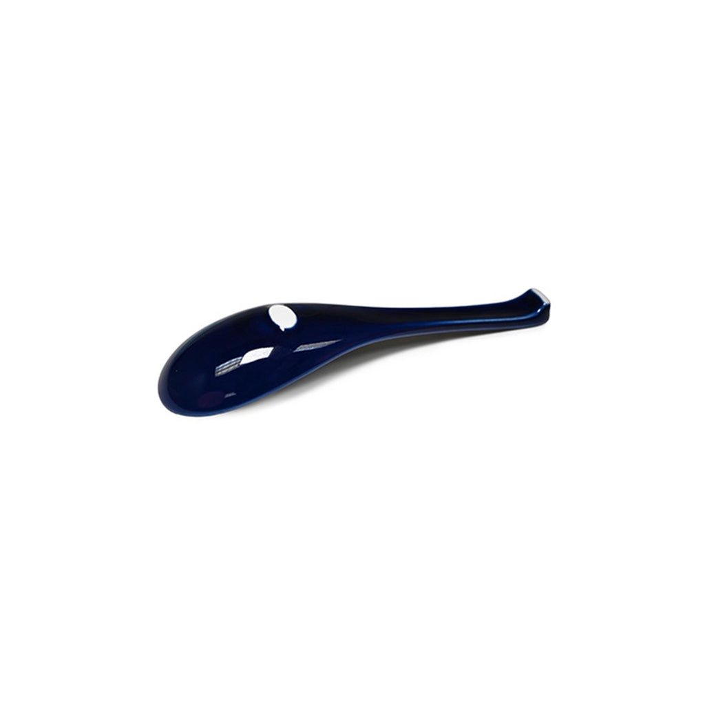 Soup Spoon with Hook - Dark Blue
