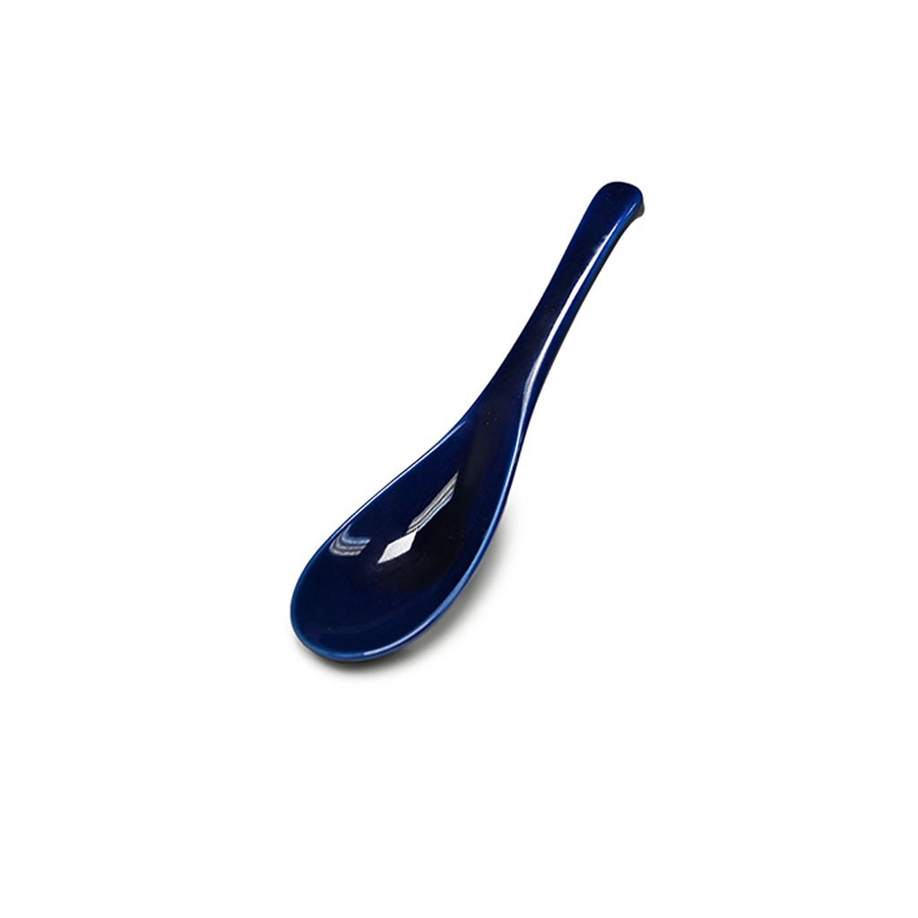 Soup Spoon with Hook - Dark Blue