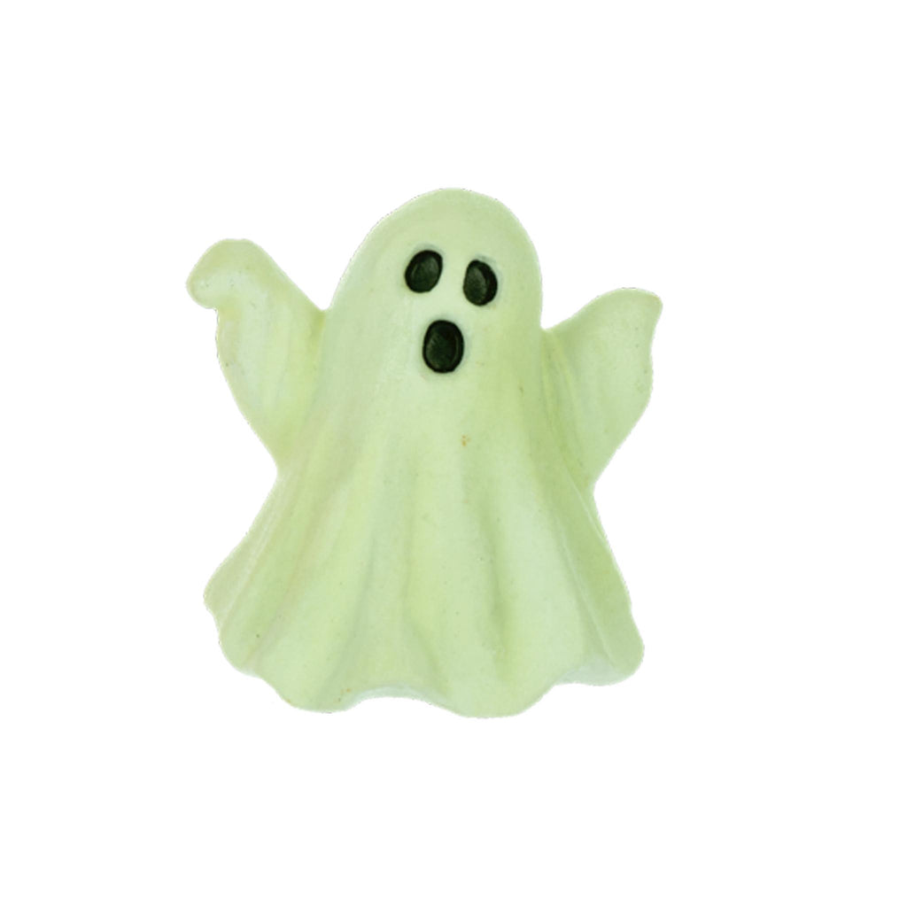 Glow in the Dark Ghost Charm - glowing
