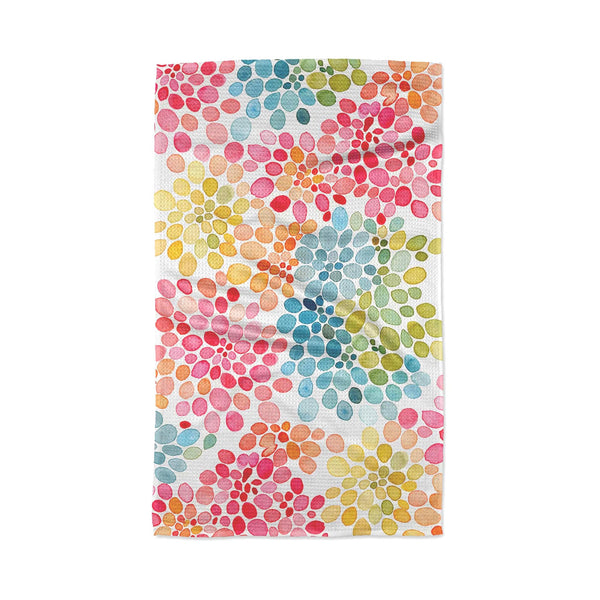 Geometry Tea Towel - Bright Bouquet