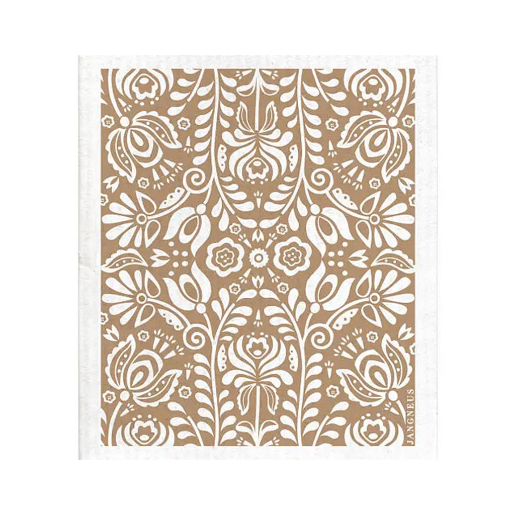Swedish Dishcloth - Scandi Bloom - Sand