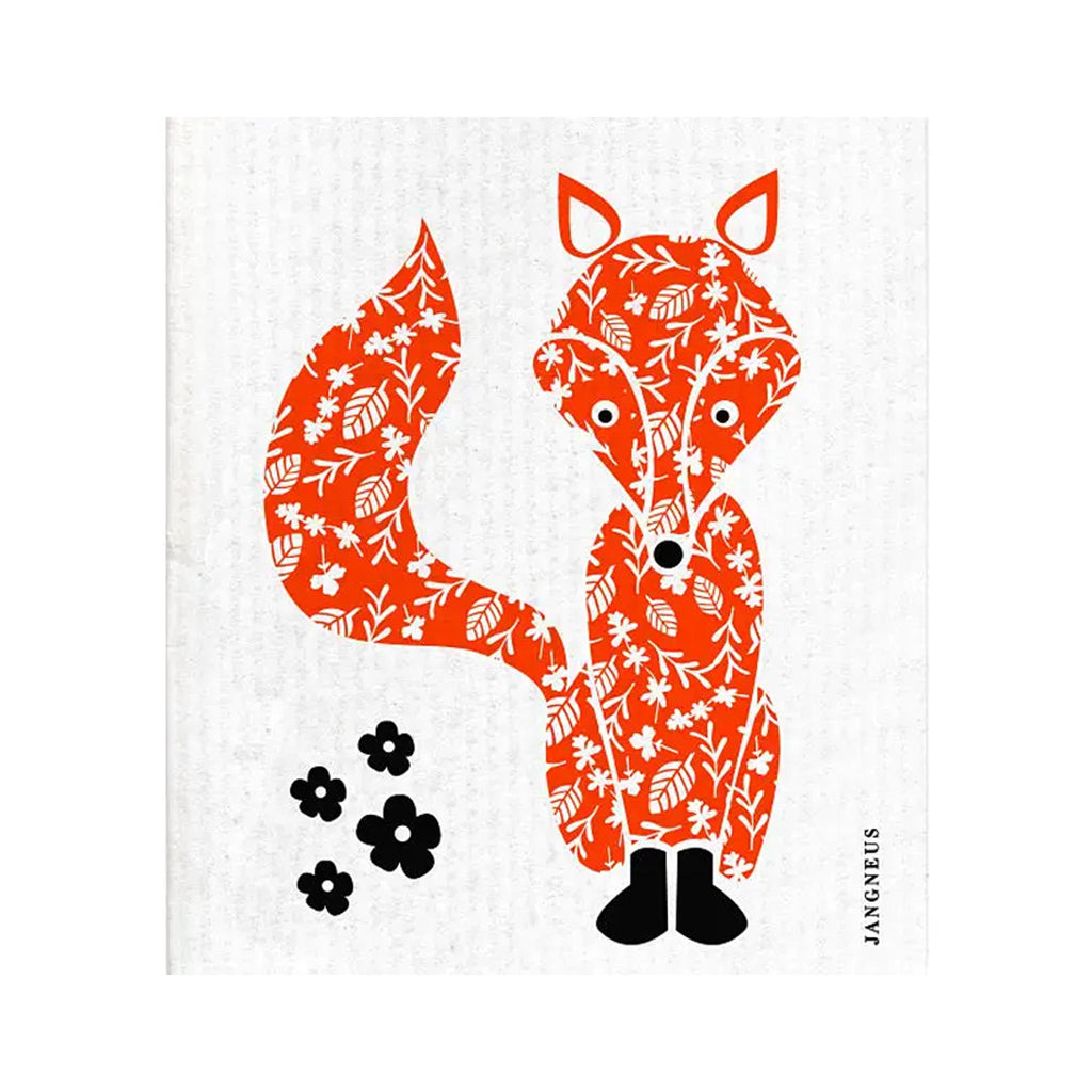 Swedish Dishcloth - Fox - Orange