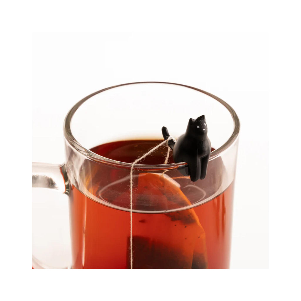 Cat Tea Bag Holder Set of 4 - in use