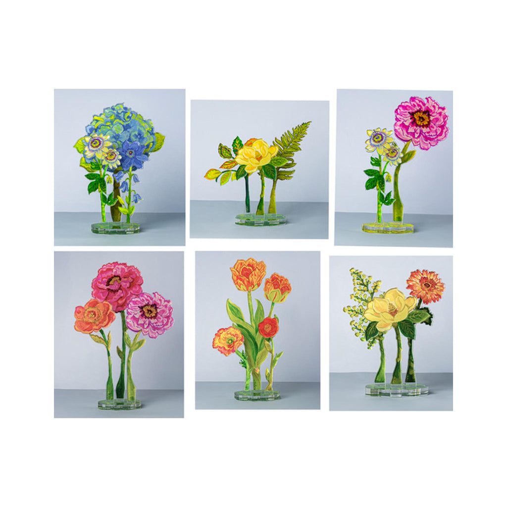 Kimberly Hodges Acrylic Flowers - Flowers in stands