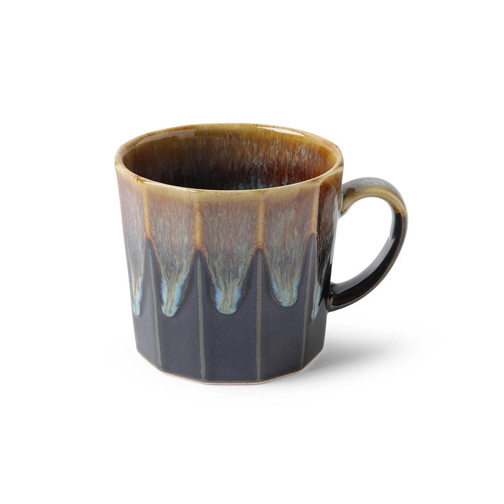 Arata Mug - Black & Brown Drip