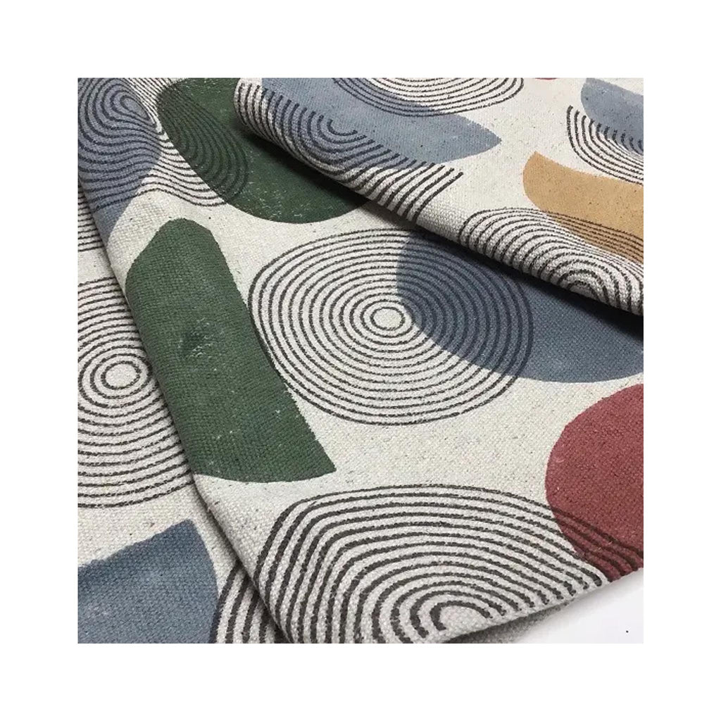 Cotton Dhurrie Runner - Multi Discs