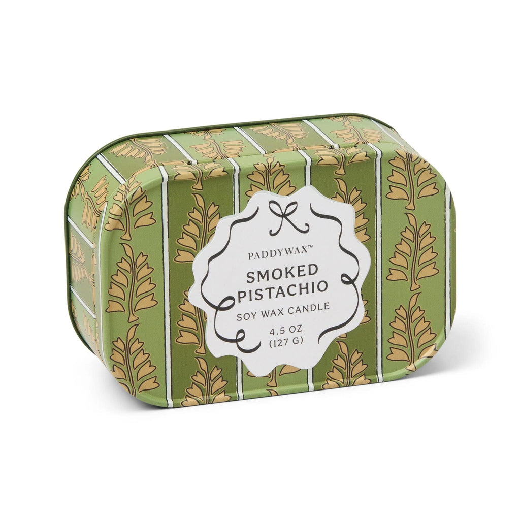 Paddywax Cherie Tin Collection Candles - Smoked Pistachio