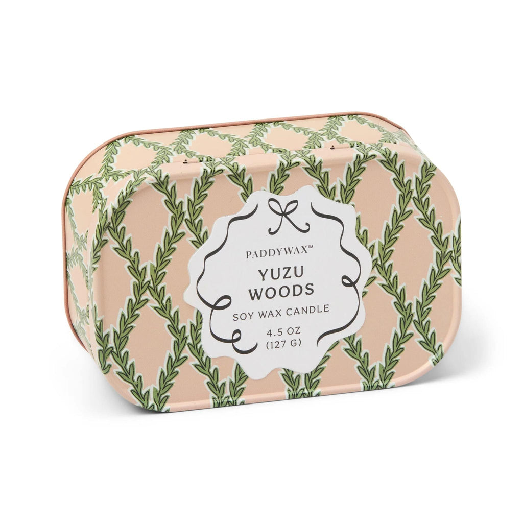 Paddywax Cherie Tin Collection Candles - Yuzu Woods