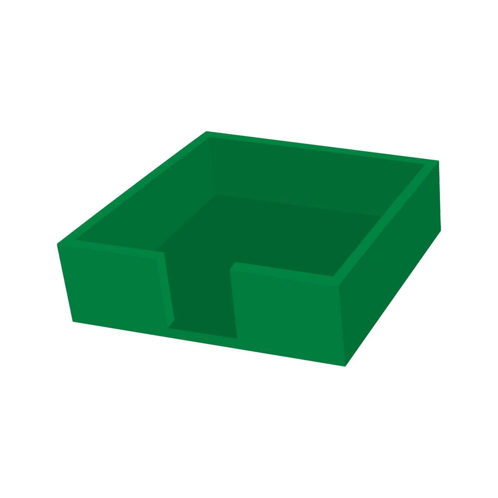 Wooden Beverage Napkin Holder - Emerald