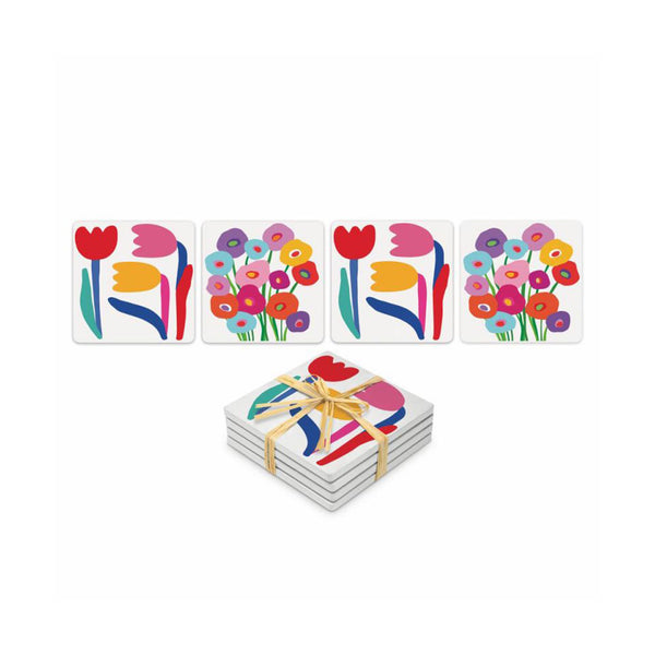 Super Bouquet Coaster Set