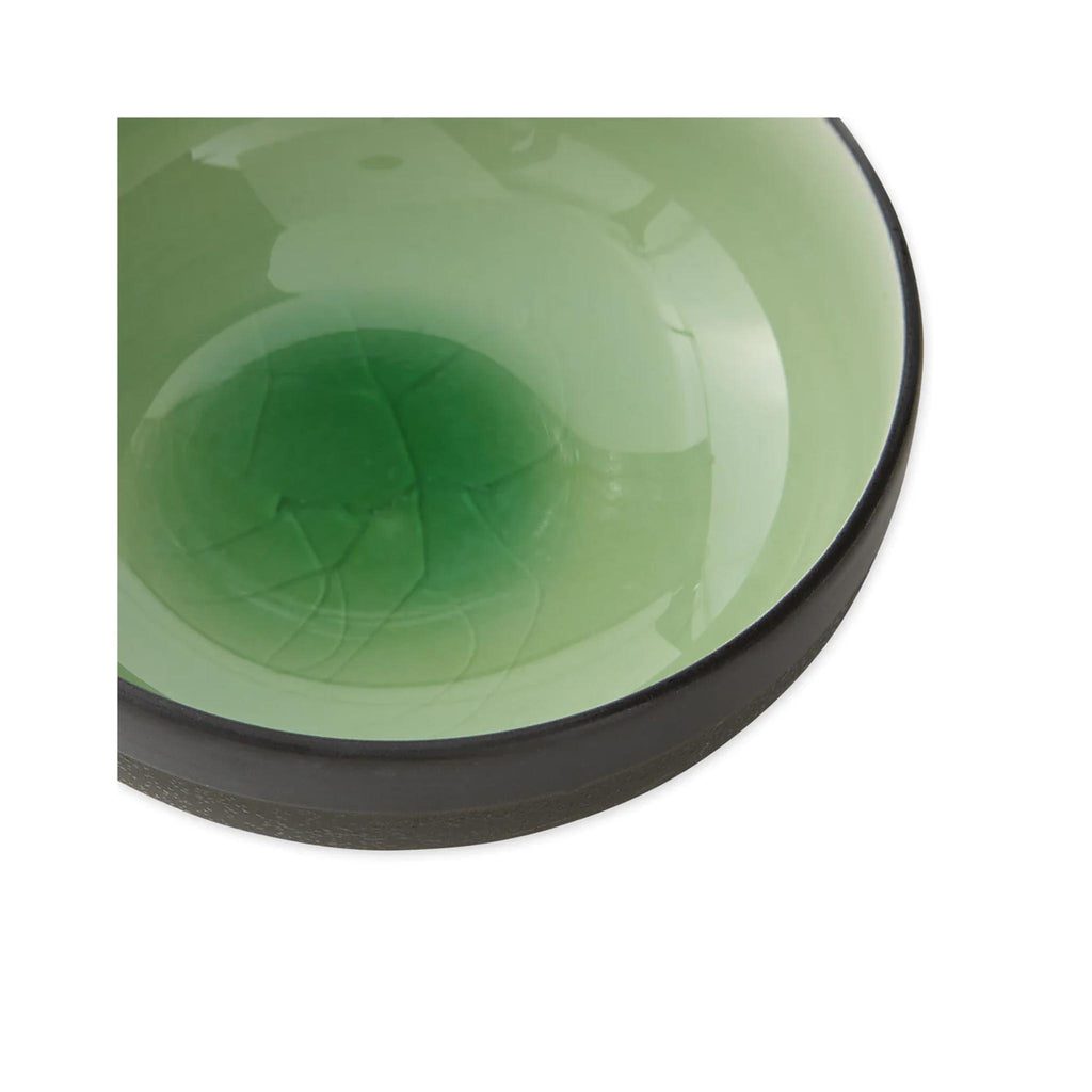 Japanese Crackle Sauce Bowls - Green