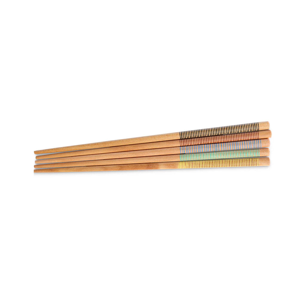 Multi-Striped Chopsticks Set of 5