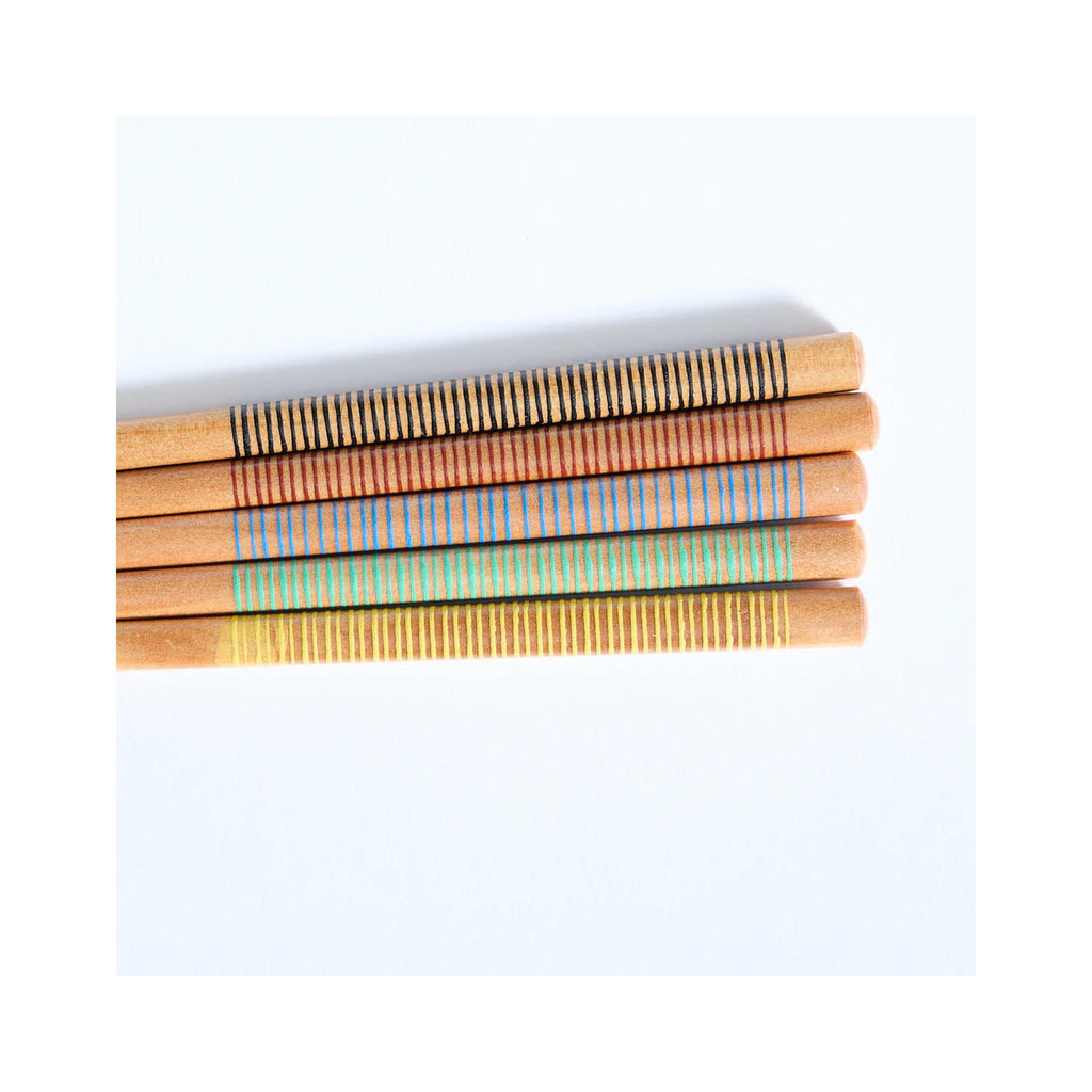 Multi-Striped Chopsticks Set of 5 - detail
