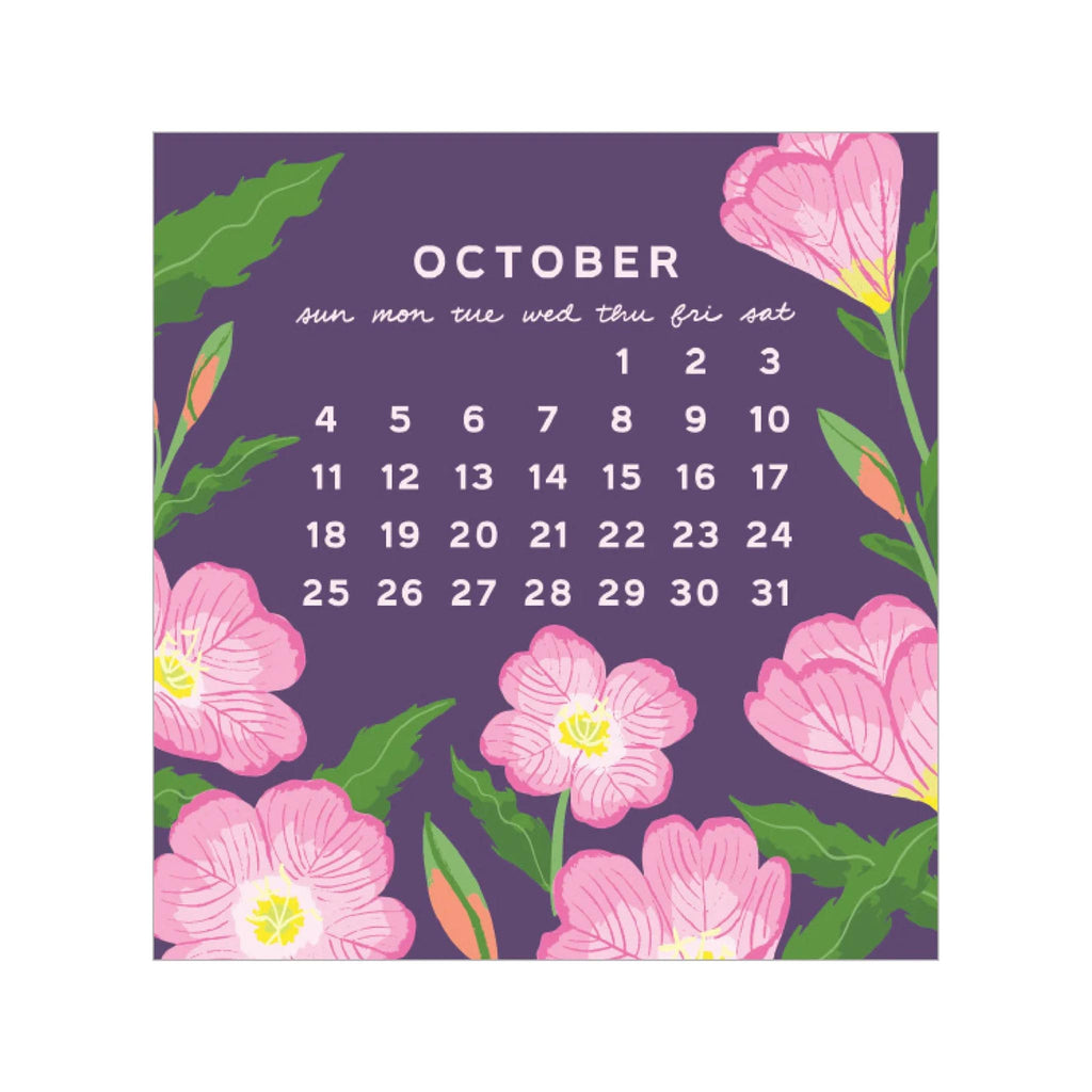 2026 Blossom Mini Calendar - page