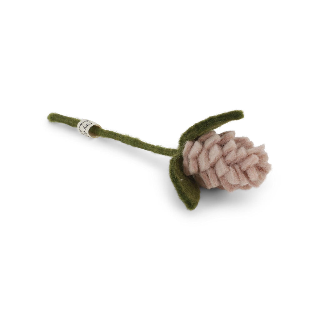 Felt Artichoke Flowers - Dusty Rose