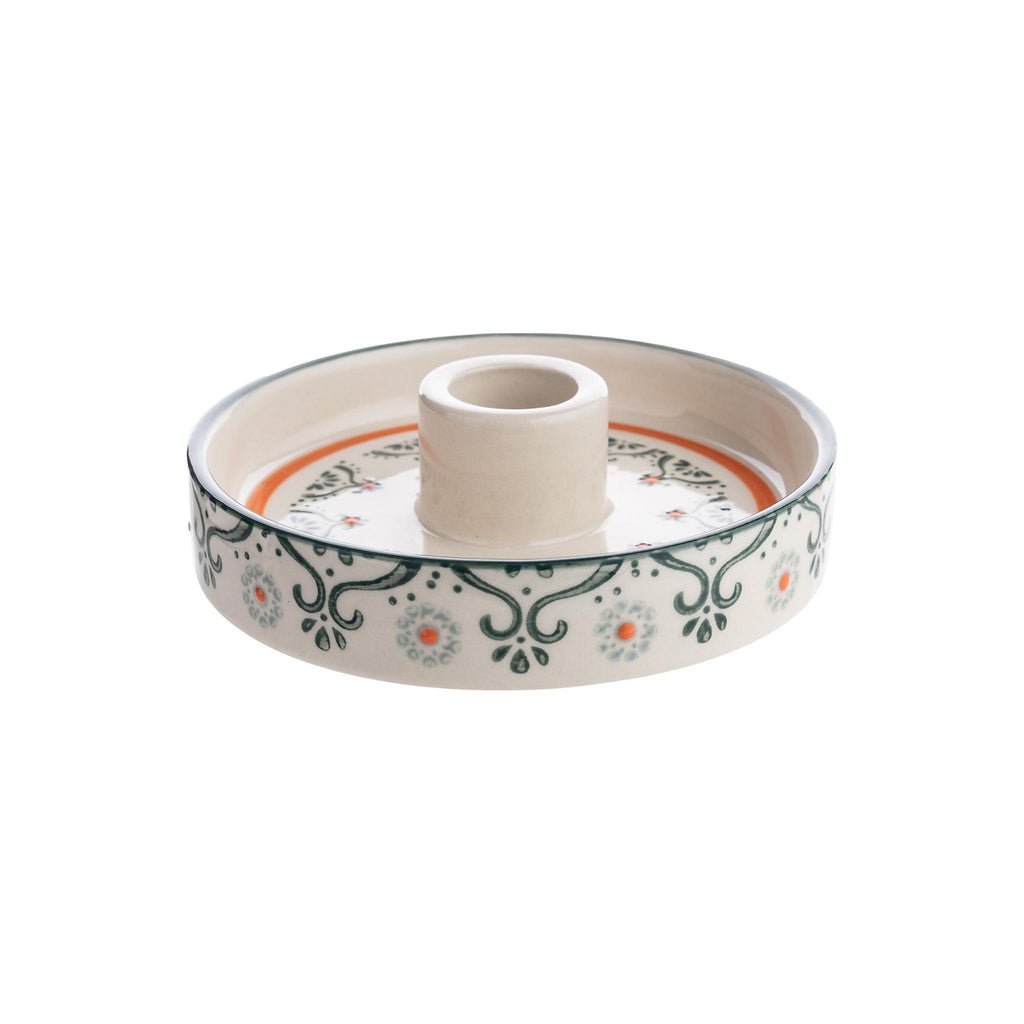 Stoneware Candle Holders- Romantic