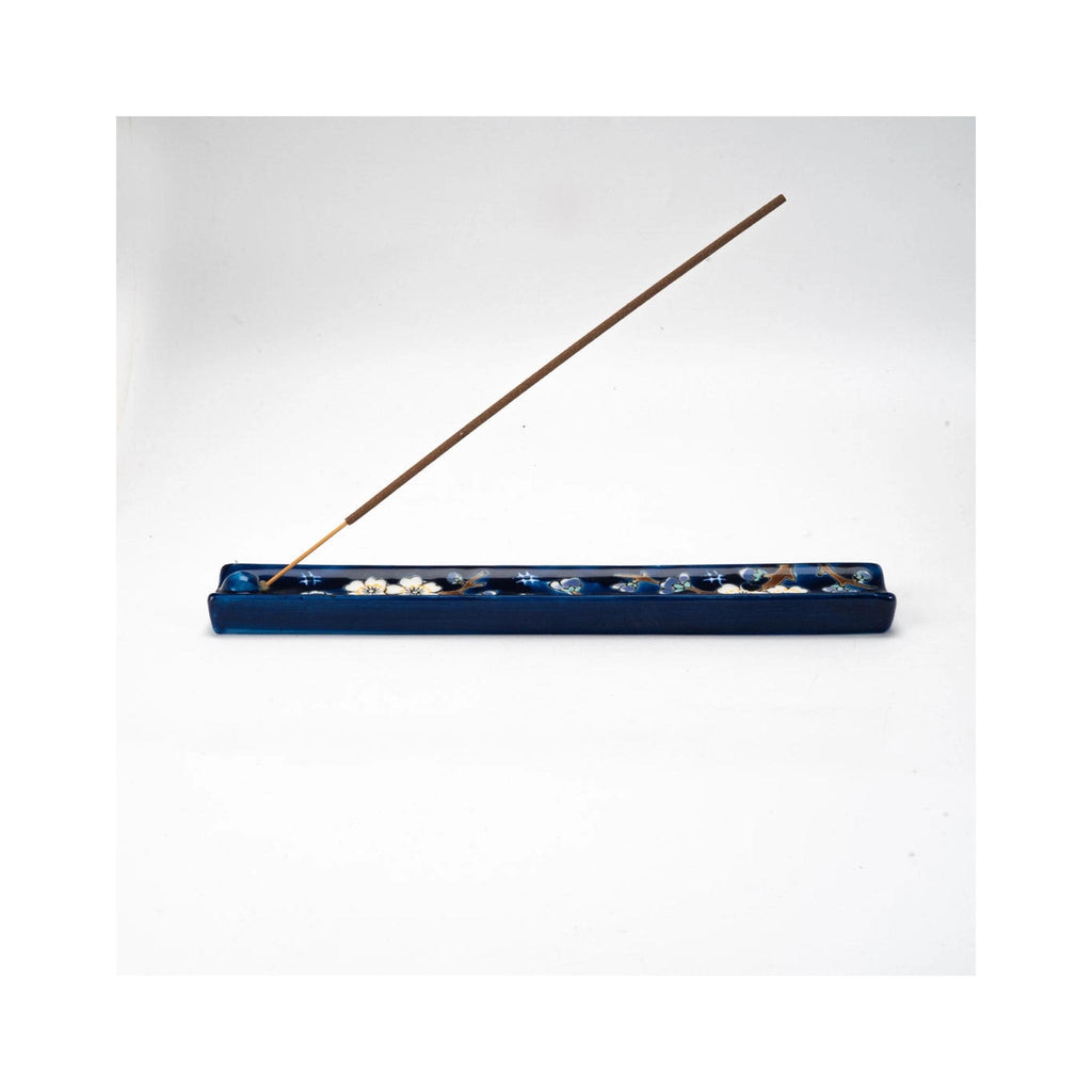 Hand-painted Incense Holder - Plum Blossoms