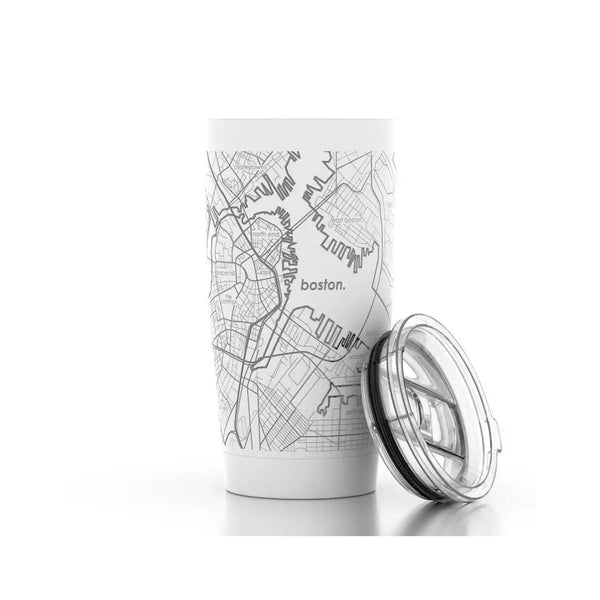 Boston Map 20 Oz Insulated Pint Tumbler