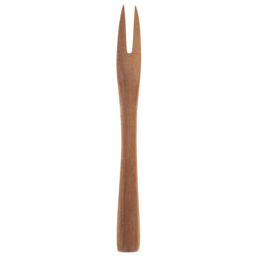 Teak Appetizer Fork