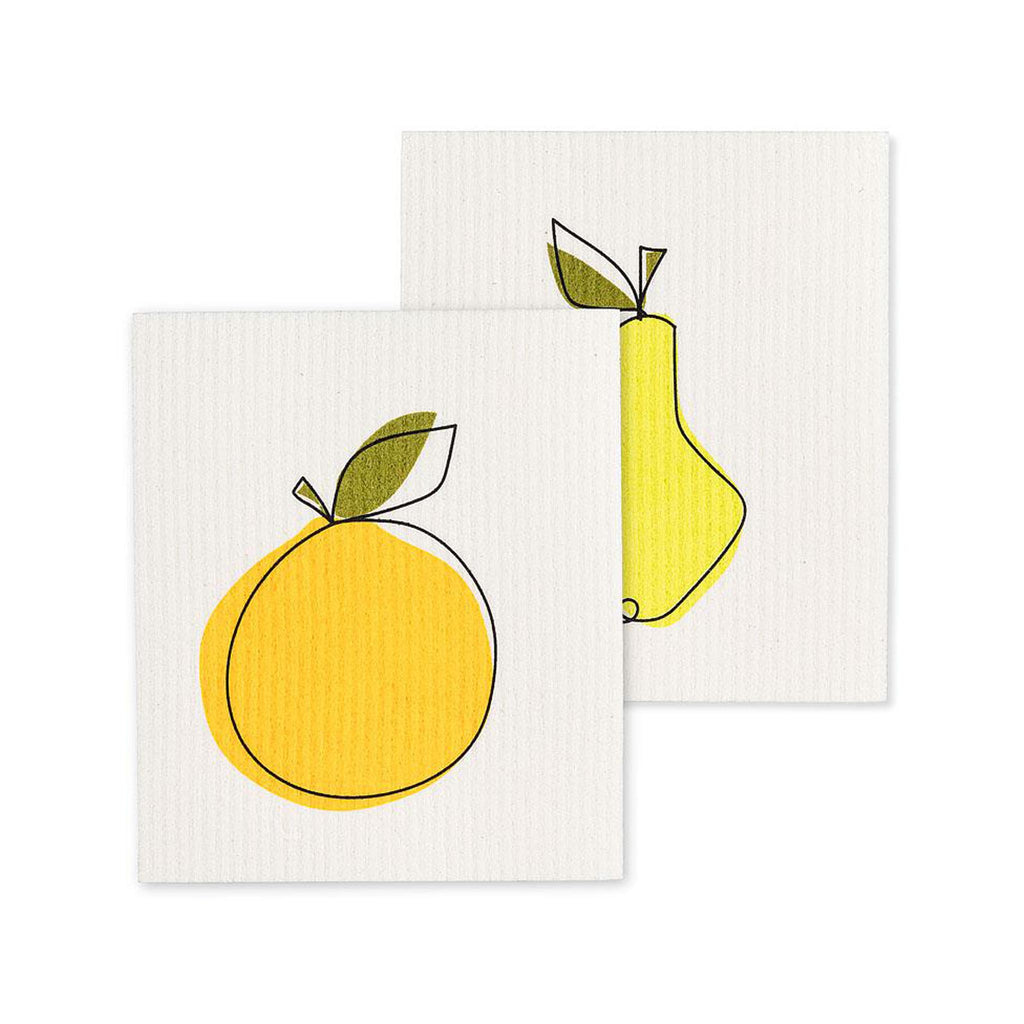 Swedish Dishcloth Sets - Orange & Pear
