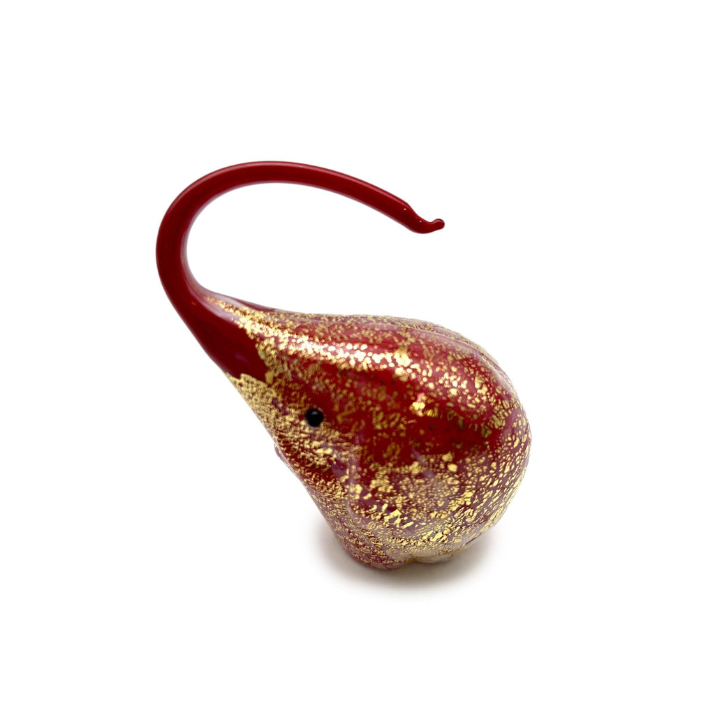 Murano Glass Little Elephant Collection - Red