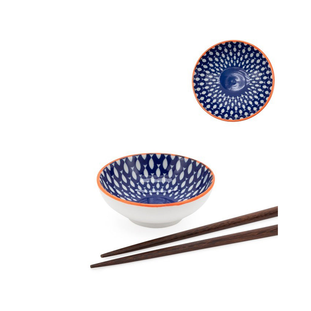 Kiri Sauce Dish - Fish - interior and side views