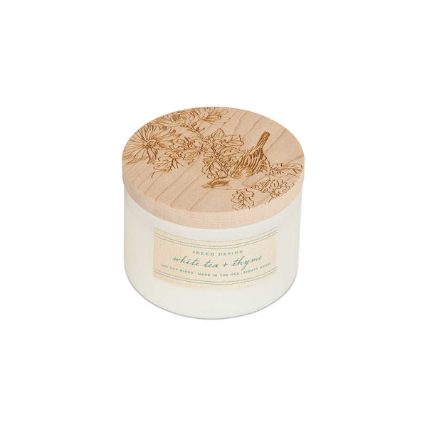 Skeem Candle: White Tea & Thyme