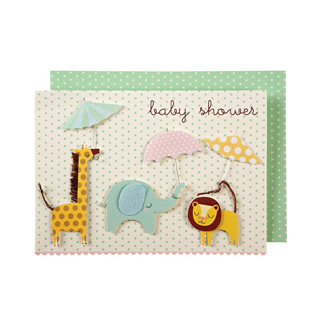 Animals & Umbrellas Card