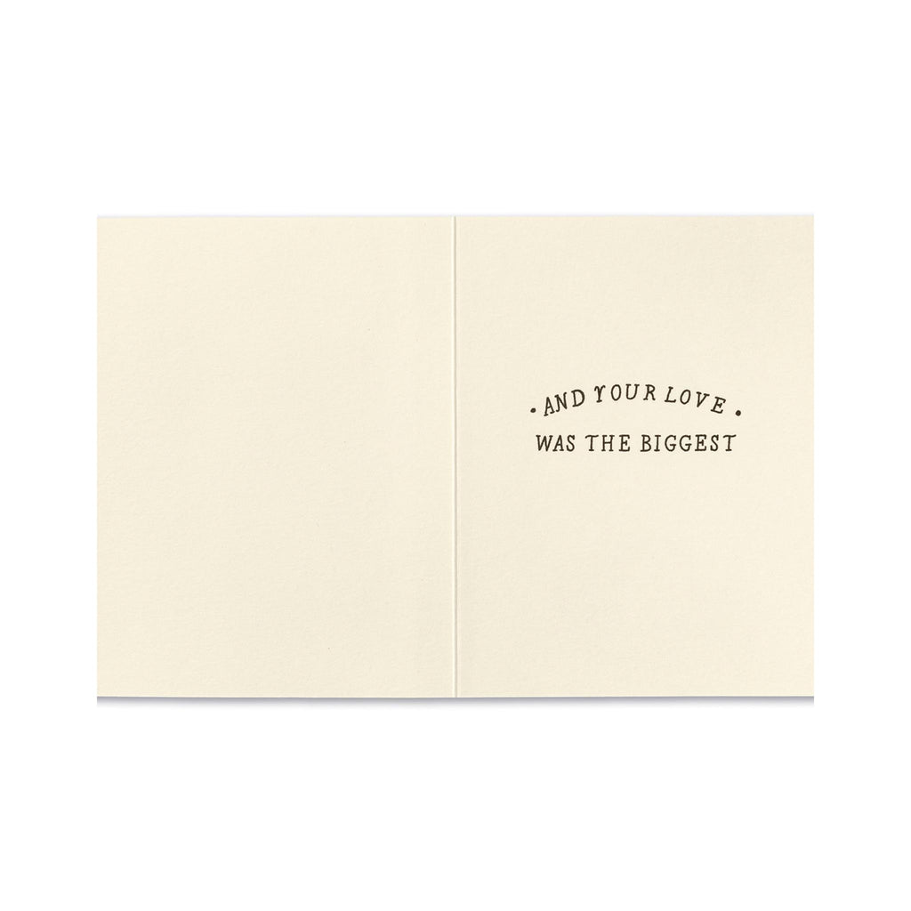 Big Loss, Big Love - inside message