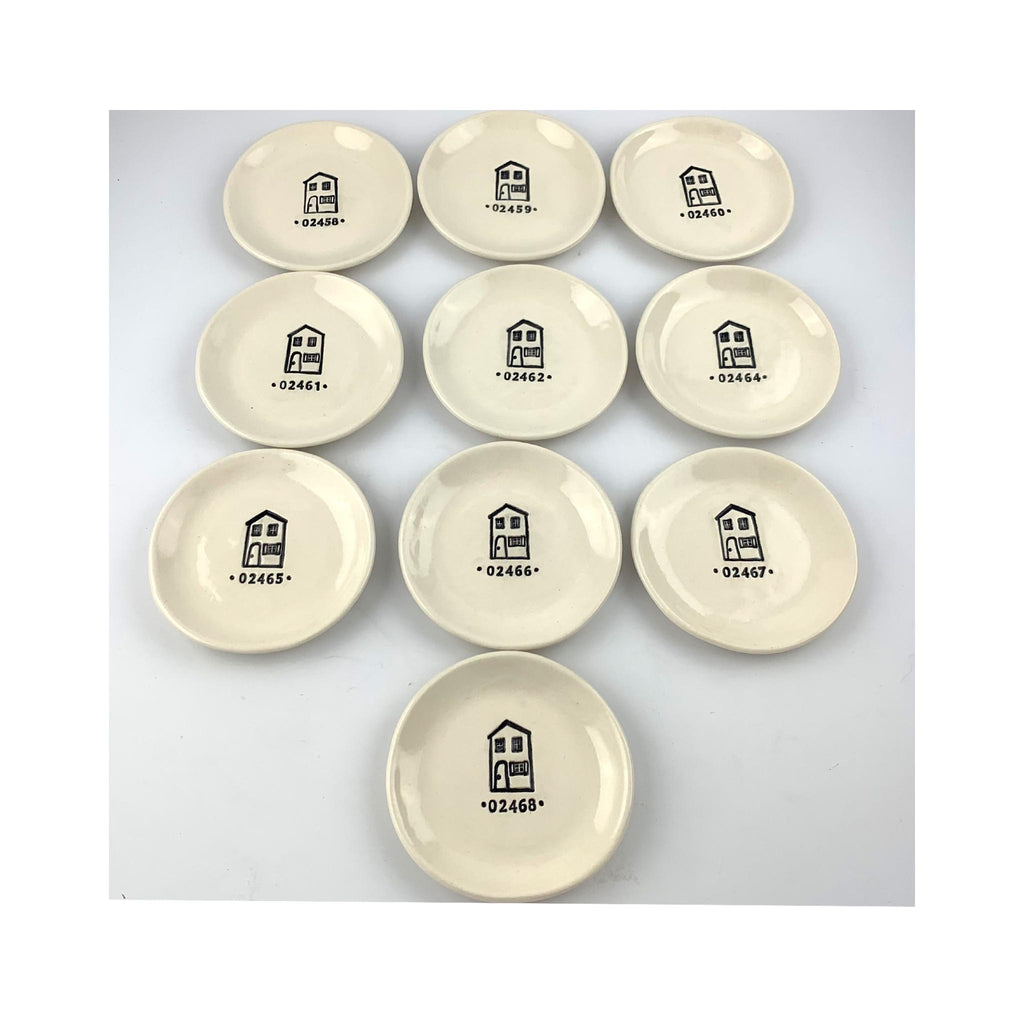 Home Sweet Home Zip Code Dishes - Newton