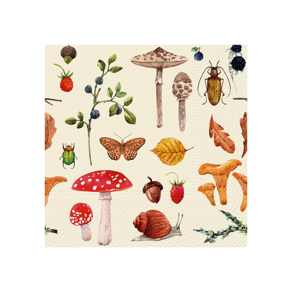 Forestry Botany Luncheon Napkins