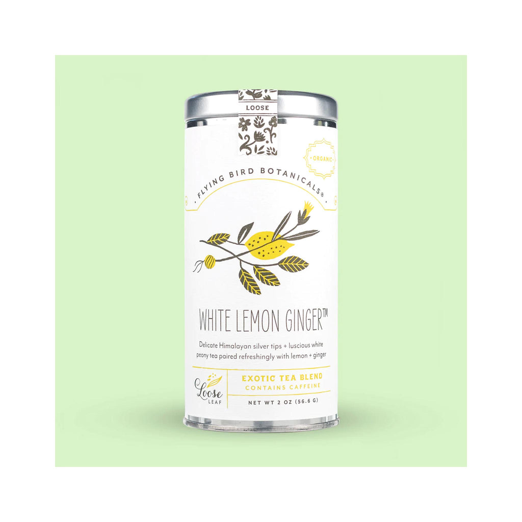 Flying Bird Botanicals White Lemon Ginger Leaf - Loose
