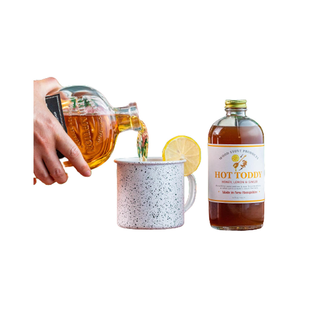 Wood Stove Kitchen Cocktail Mixers - Hot Toddy in use