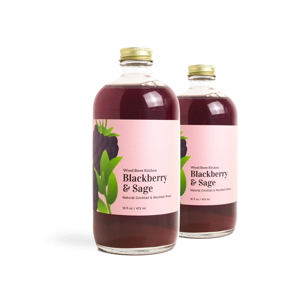 Wood Stove Kitchen Cocktail Mixers - Blackberry & Sage